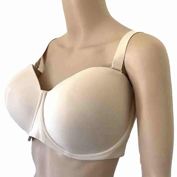 Skims Fits Everybody Strapless Bra 40DDD in Sand color, BA-BAN-3151 - Picture 7 of 14